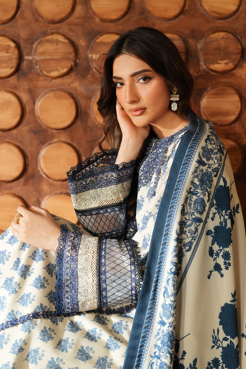 IPF-07 Embroidered Printed Linen