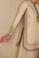 Iznik Formals | UE-735 Embroidered Ramen Silk