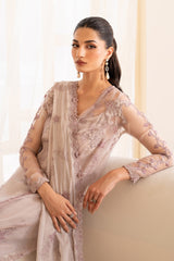 Iznik | Printed Formal | UE-437 Embroidered Pure Organza
