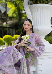 Elaf Signature Embroidered Lawn with Chiffon Collection Vol II '26 | ESG-1B BIANCA