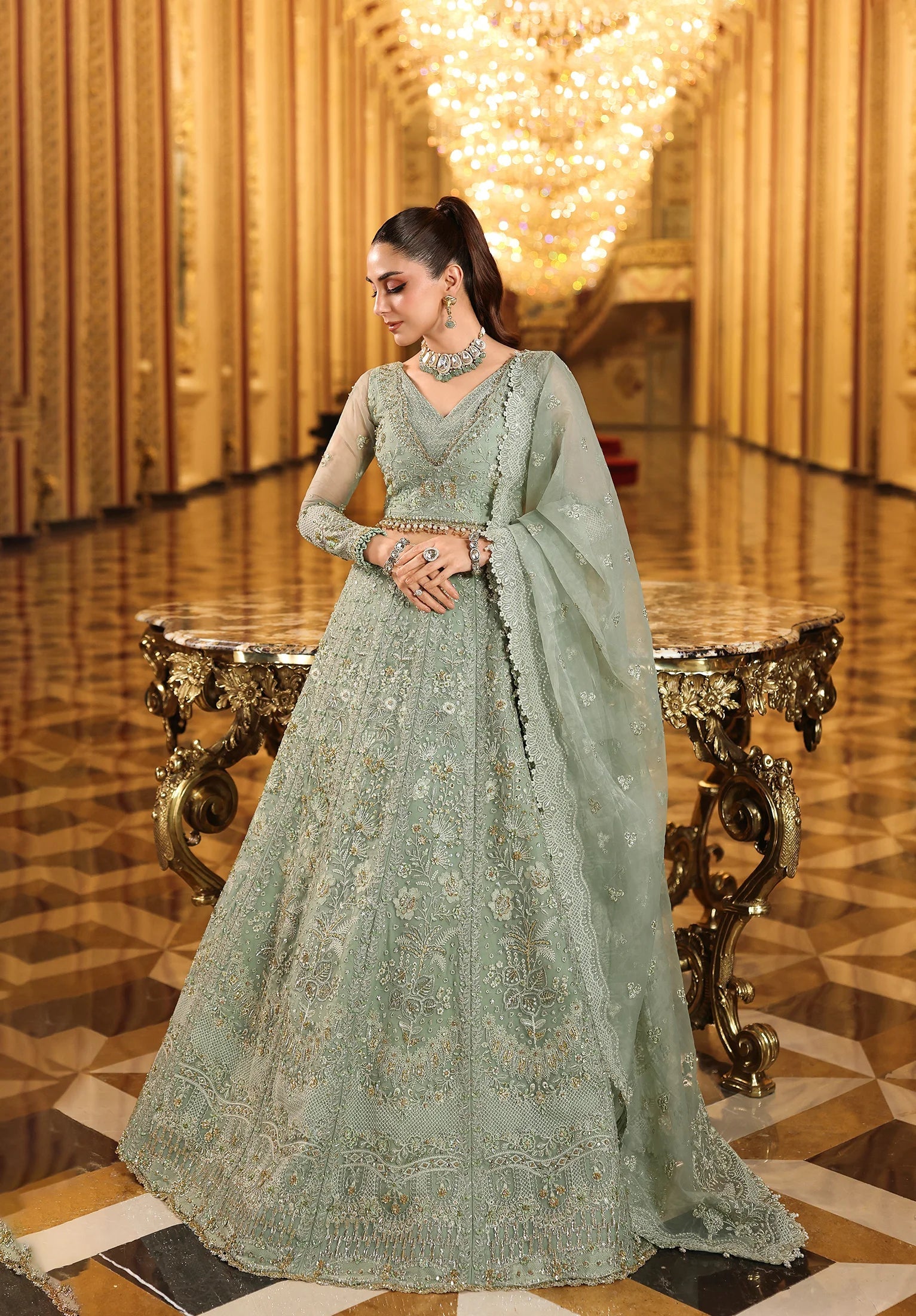 Elaf | ESH-03 LIME LIGHT | STARDOM FORMAL HANDWORK