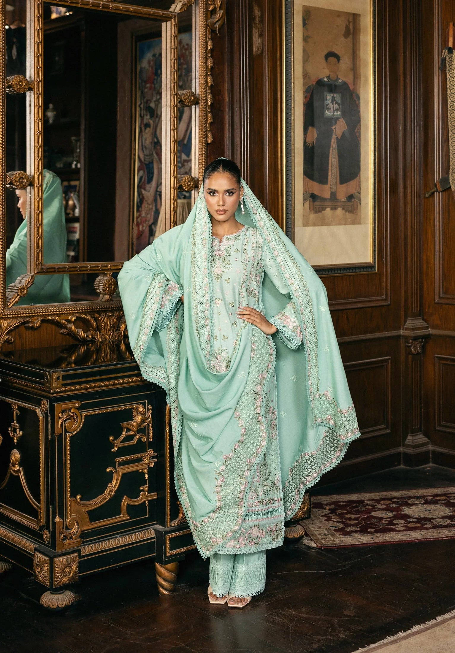 ELAF | EWK-5B FLORAZURE | Luxury Winter Collection'25