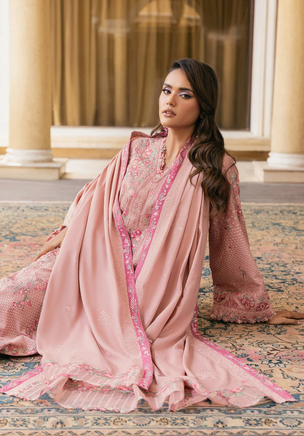ELAF | EWK-3A DUSTYROSE | Luxury Winter Collection'25