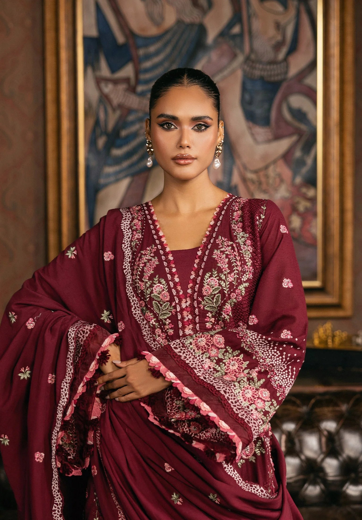ELAF | EWK-4B CRIMSONELLE | Luxury Winter Collection'25