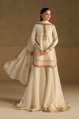 Iznik Formals | UE-735 Embroidered Ramen Silk
