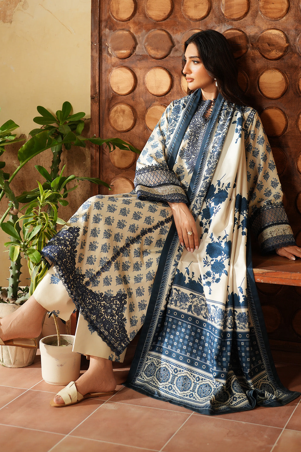 IPF-07 Embroidered Printed Linen