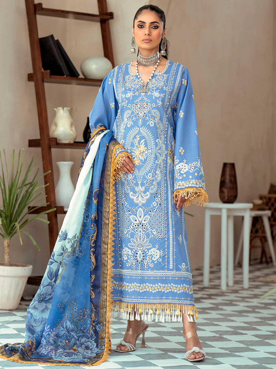 Esha Eshaal Embroidered Summer Edit Collection '23 By Binilyas 912 - A