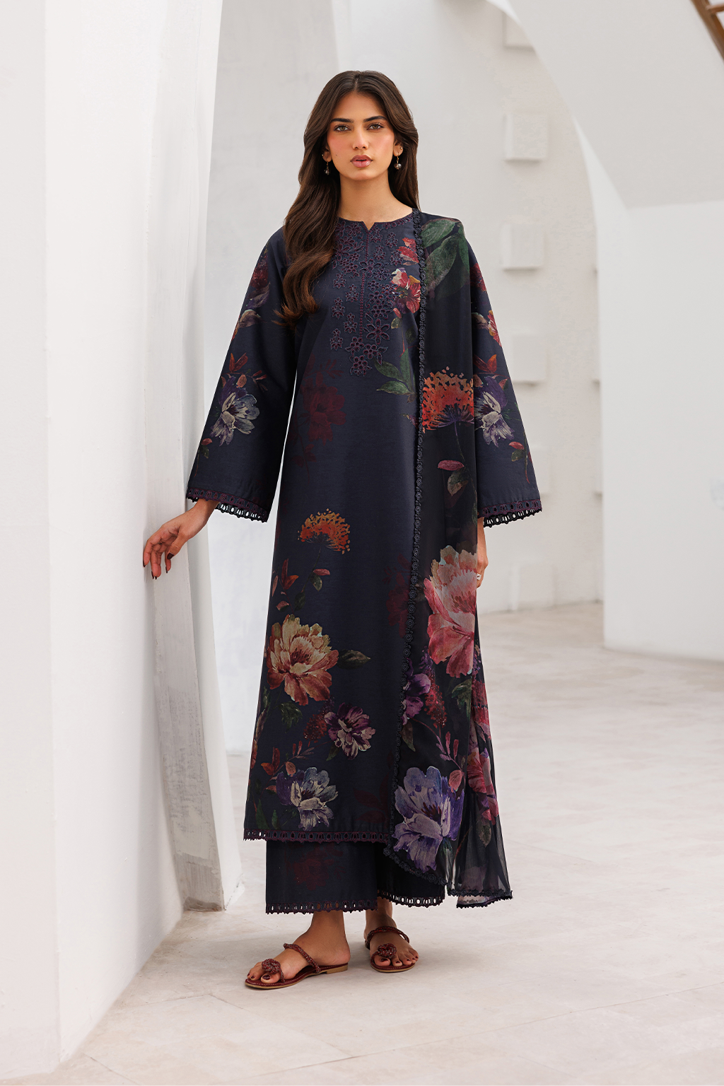 Iznik Summer Collection '26 | UE-645 Printed Lawn
