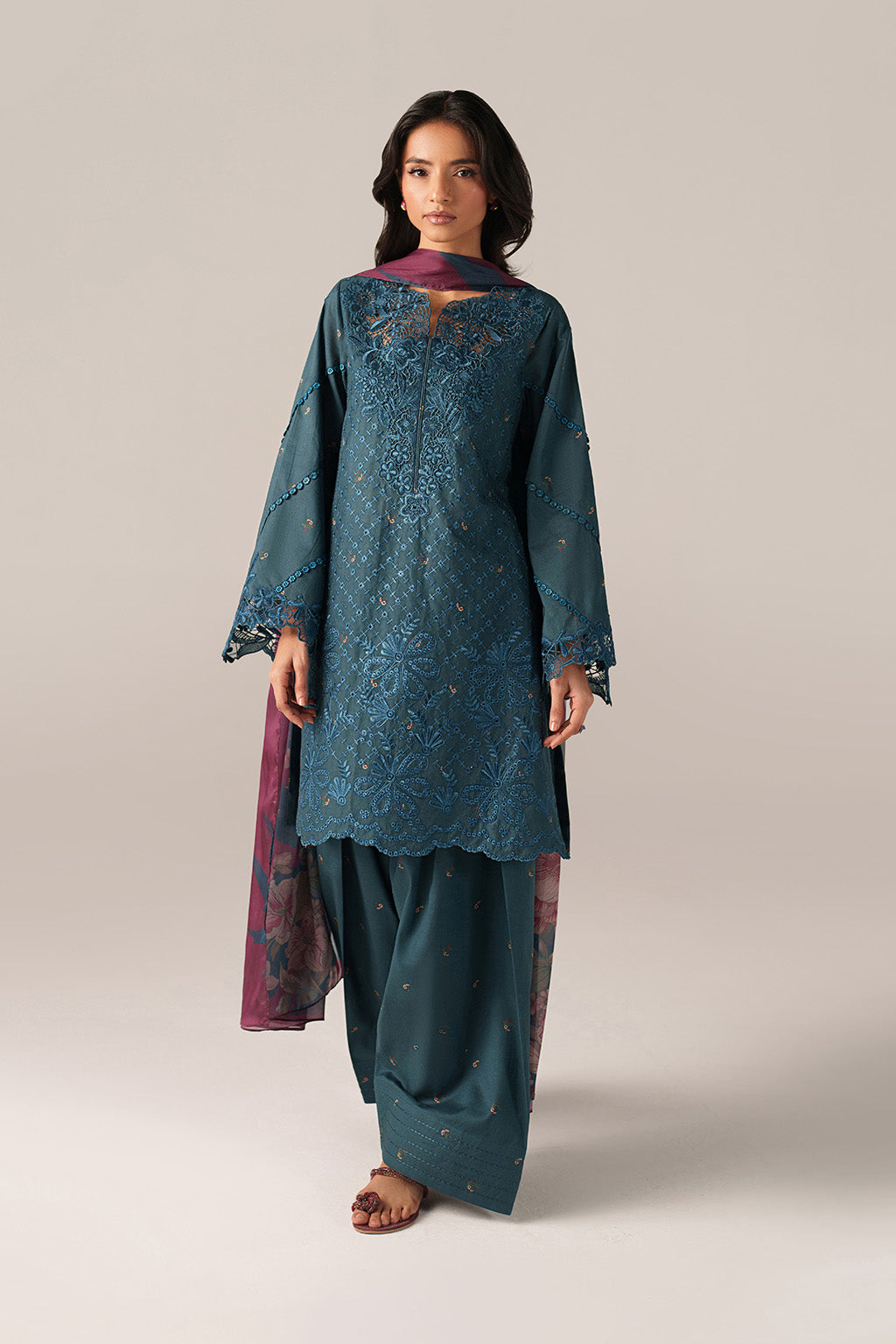 Iznik Spring Summer '26 | SS-10 Embroidered Lawn
