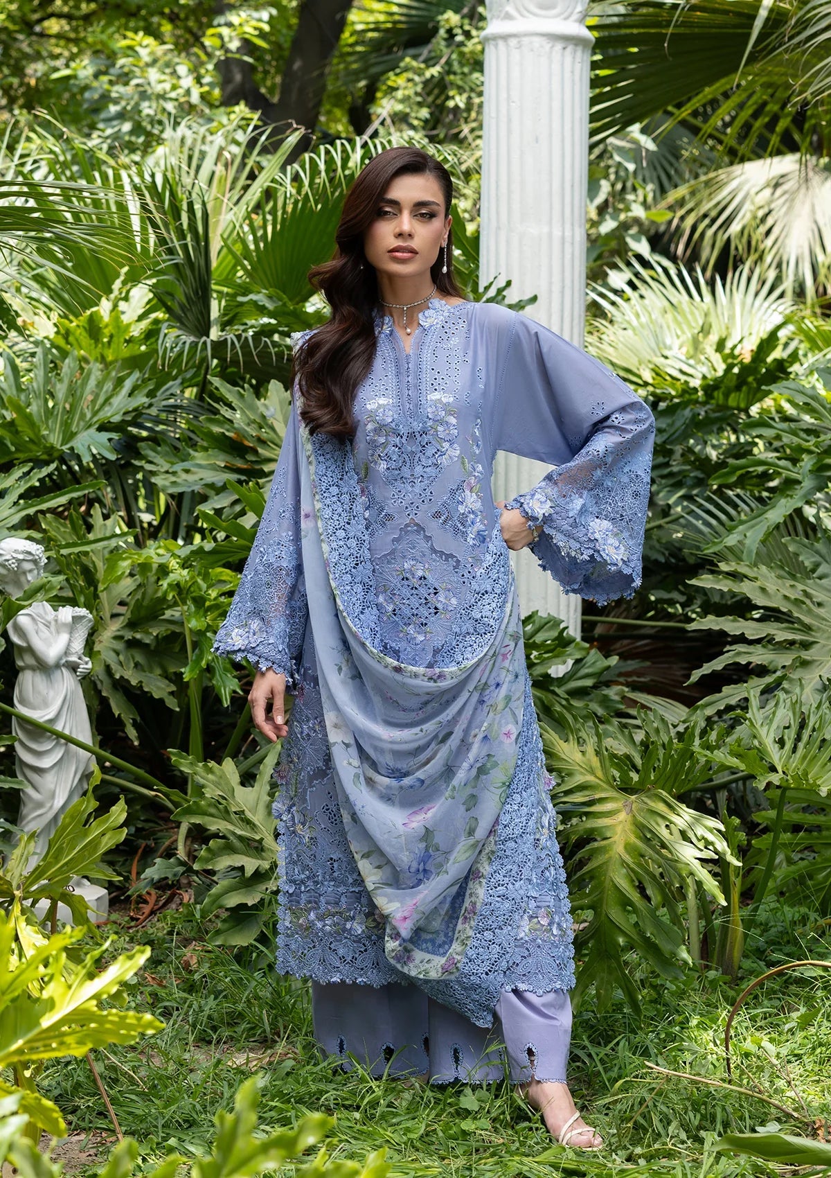 Elaf LUXURY LAWN VOL ll '26 | ELQ-2B LAVENDER LUXE