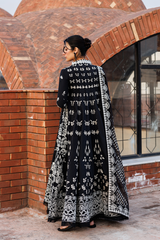 Emaan Adeel Mirabelle Festive Luxury Lawn '26 | MIDNIGHT BLISS