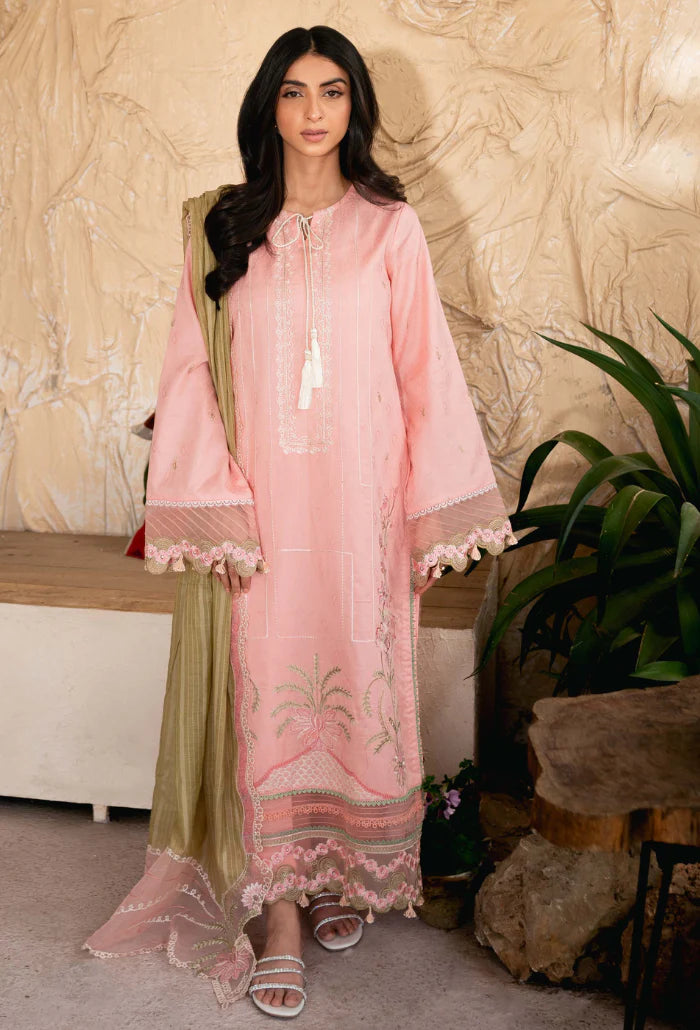 Aviva by HumDum | Aviva - D08 | 3PC Embroidered Lawn Suit