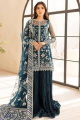 Farasha UNSTITCHED FORMALS ’26 | Teal Drizzle