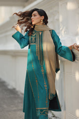 charizma | CSW5-04 | 3-PC Unstitched Peach Leather with Velvet