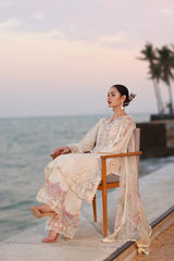 Noor Eid Luxury Laserkaari '25 | D3-A | Embroidered 3PC Lawn Suit