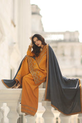 charizma  | CSW5-08 | 3-PC Unstitched Peach Leather with Velvet