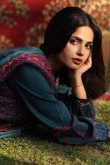 Charizma | ANW6-16 | ANIIQ Embroidered printed Linen