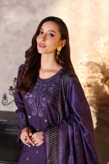 Noor Winter Embroidered Printkhaas '25 | D2 - A
