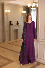 Noor Winter Embroidered Printkhaas '25 | D10 - B