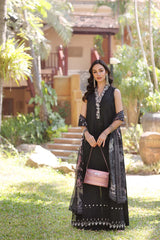 Noor Eid Luxury Laserkaari '25 | D6-A | Embroidered 3PC Suit
