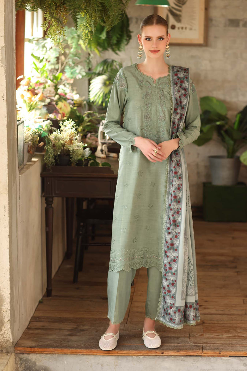 Noor Winter Embroidered Printkhaas '25 | D8 - A
