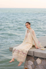 Noor Eid Luxury Laserkaari '25 | D3-A | Embroidered 3PC Lawn Suit