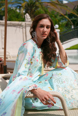 AJR Printed Chikankari '26 | Azure