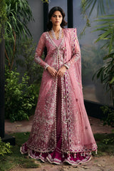 Afrozeh Seraira La Fuchsia’25 back embroidery close-up