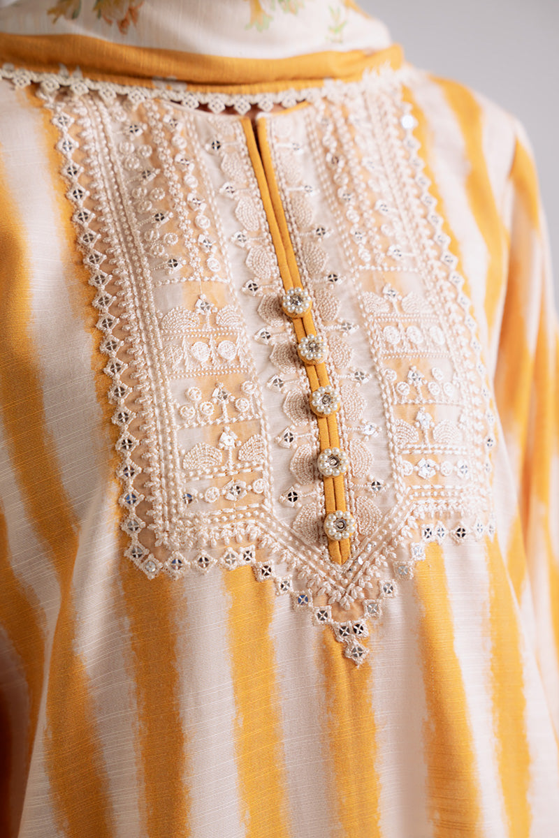 Ochre Bliss — ivory tones, warm khaddar, pure winter elegance.