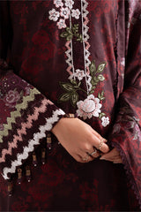 Khaddar & Linen'25 | Winter Collection |FLORAL MELODY-3PC KHADDAR PRINTED SUIT