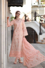 Noor Eid Luxe Printskhaas '26 By Saadia Asad | D8 - B - Peach Blush
