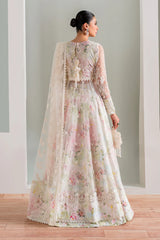 Back body design of UF-686 featuring net embroidery