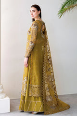 Back border with detailed embroidery and sequin work