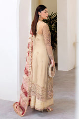 Back border with sequin embroidery from Ramsha H-508