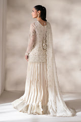 Back panel embroidery in chiffon fabric – Baroque UF-4140