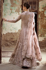 Back panels of WN-01 AISLA showing delicate embroidery
