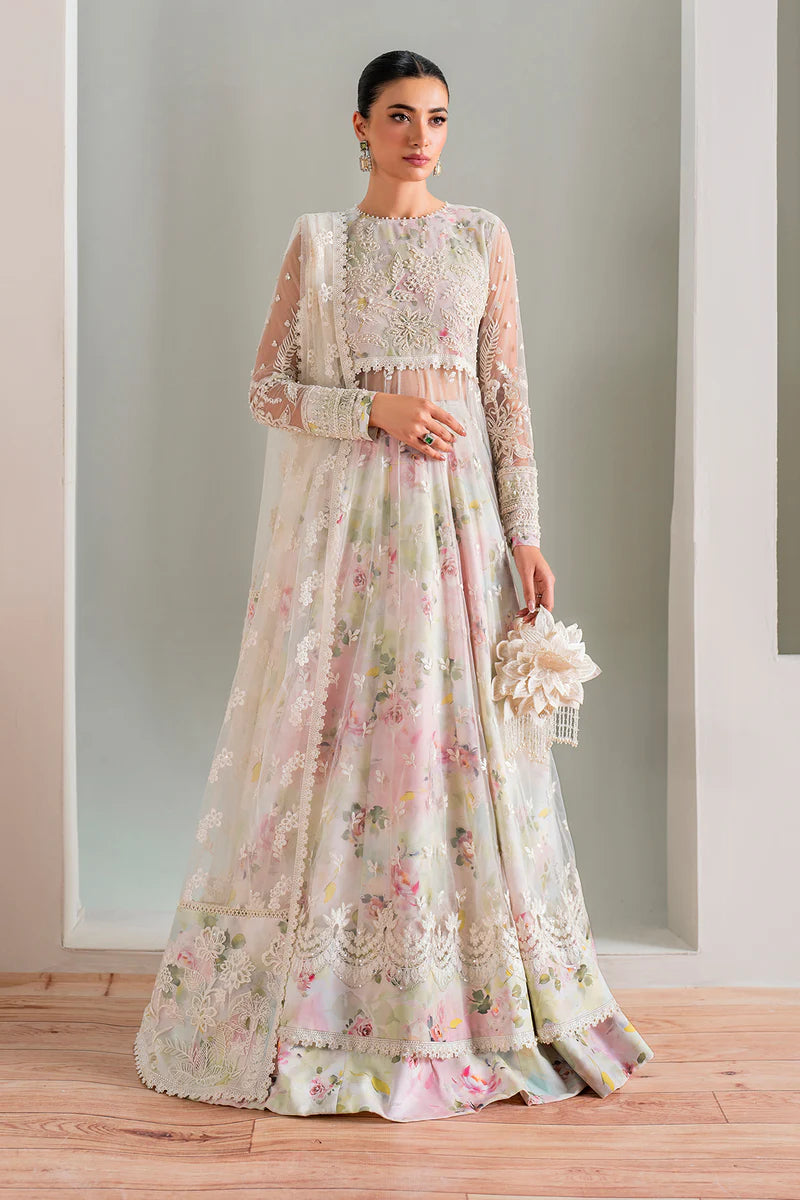 Baroque UF-686 embroidered net front body with handwork