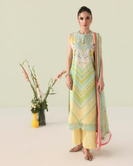 Roheenaz Rosette Unstitched Lawn '26 | Bloomed Muse