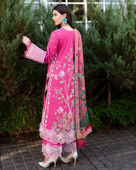 Mushq Amoi luxury lawn '26 | Blushing Rose