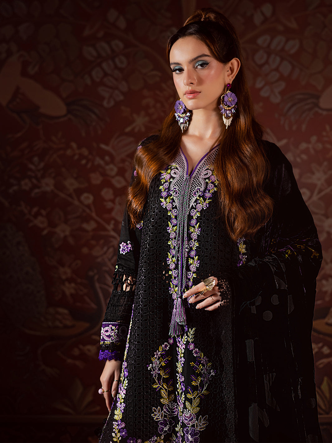 Mahnur | CK-001 | 3 PC Kotrai | Amelia Luxury Winter'25