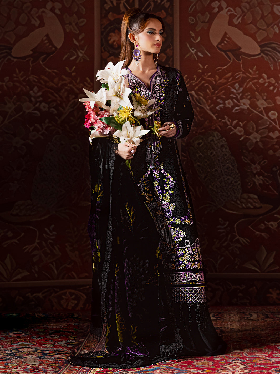 Mahnur | CK-001 | 3 PC Kotrai | Amelia Luxury Winter'25
