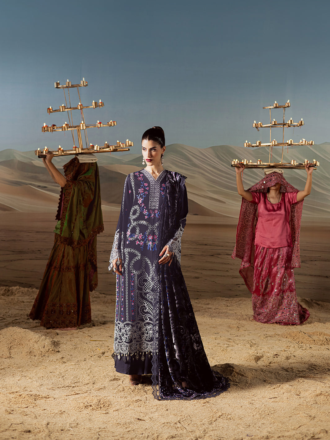 Mahnur | CK-005 | 3 PC Kotrai | Amelia Luxury Winter'25