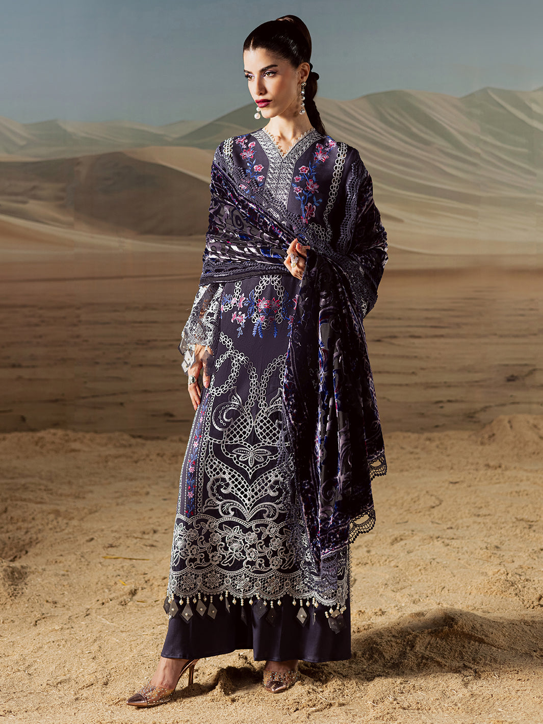 Mahnur | CK-005 | 3 PC Kotrai | Amelia Luxury Winter'25