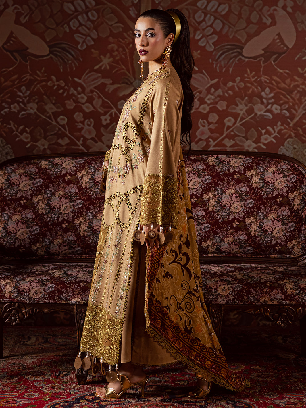 Mahnur | CK-006 | 3 PC Kotrai | Amelia Luxury Winter'25