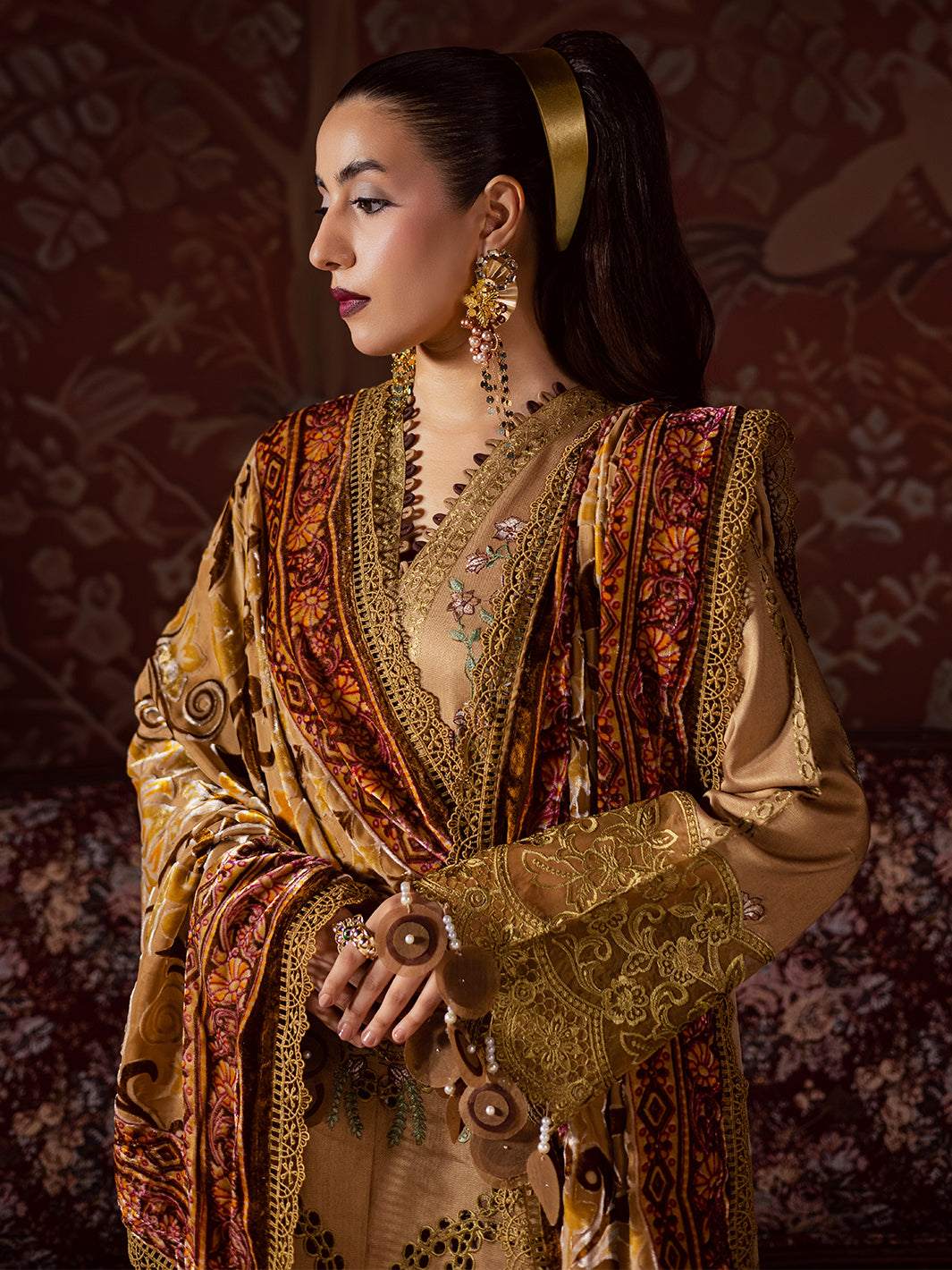 Mahnur | CK-006 | 3 PC Kotrai | Amelia Luxury Winter'25