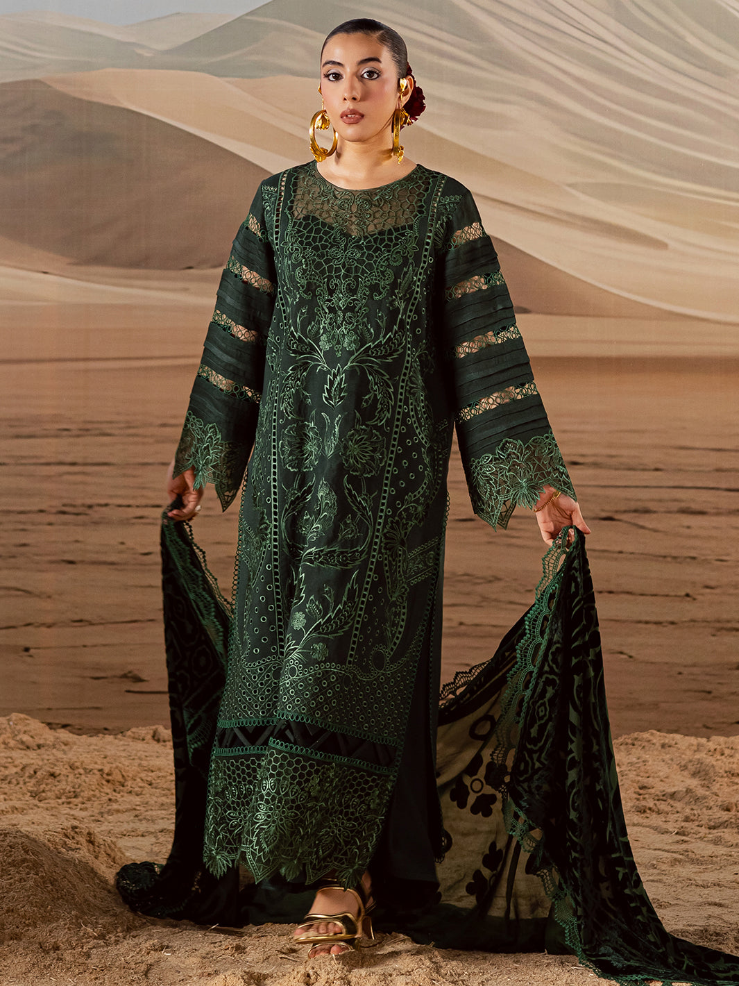 Mahnur | CK-009 | 3 PC Kotrai | Amelia Luxury Winter'25