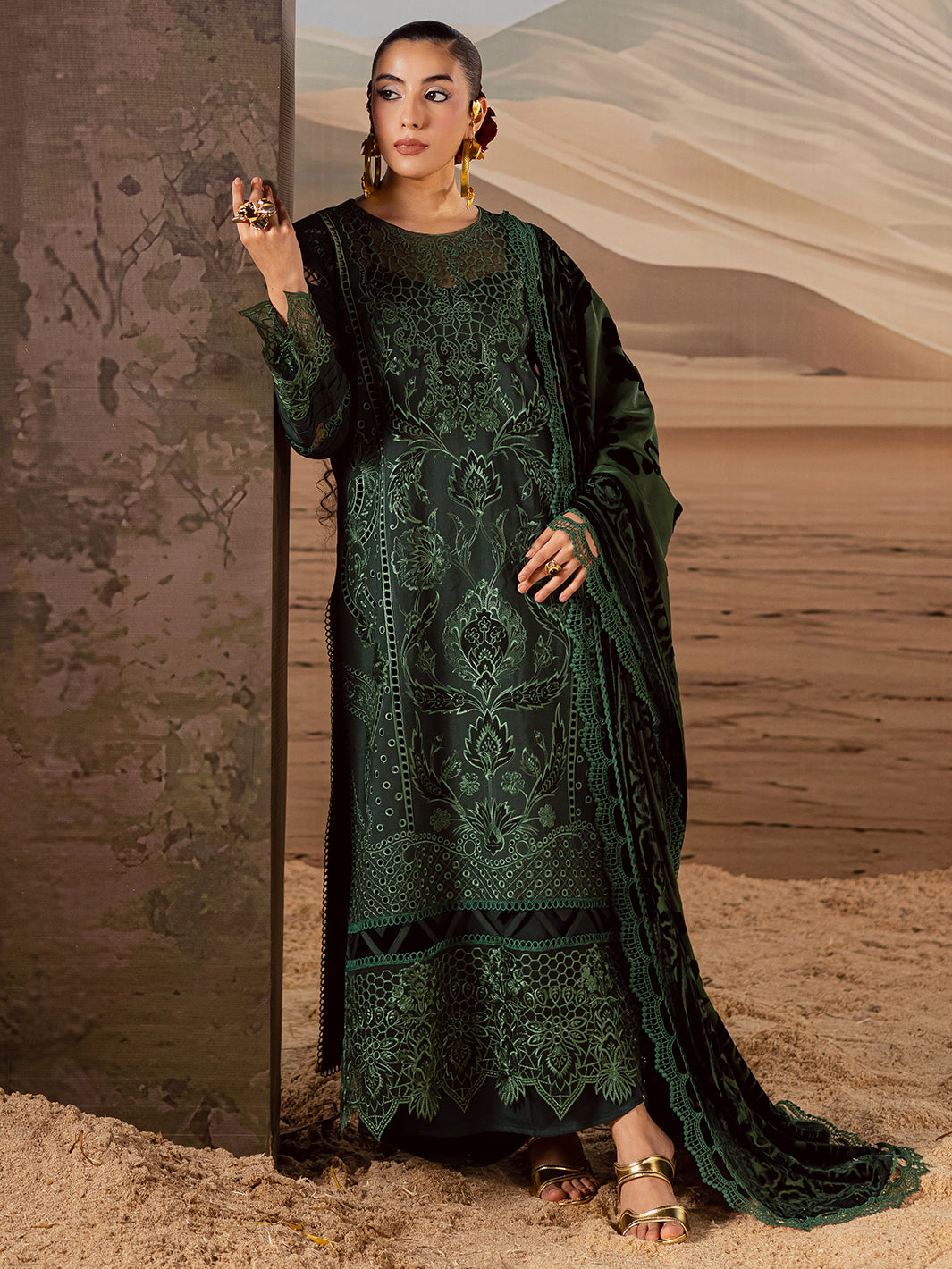 Mahnur | CK-009 | 3 PC Kotrai | Amelia Luxury Winter'25