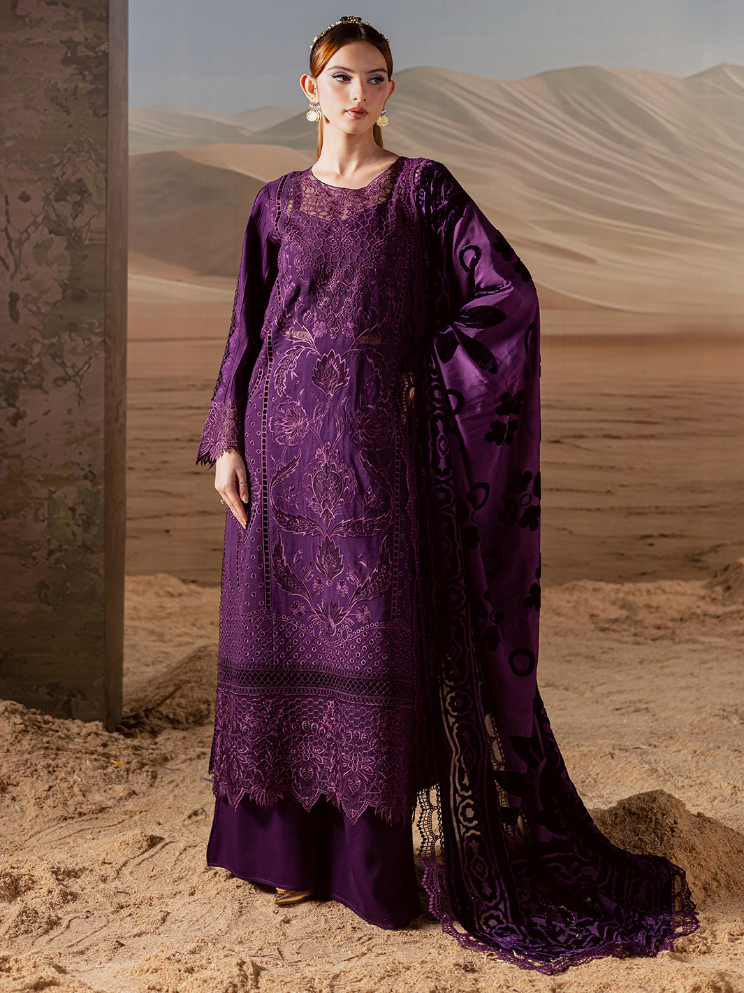 Mahnur | CK-010 | 3 PC Kotrai | Amelia Luxury Winter'25