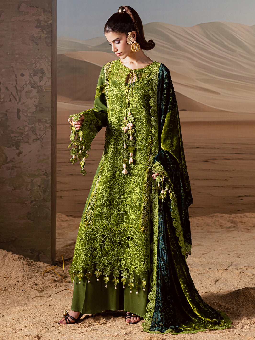 Mahnur | CK-012 | 3 PC Kotrai | Amelia Luxury Winter'25