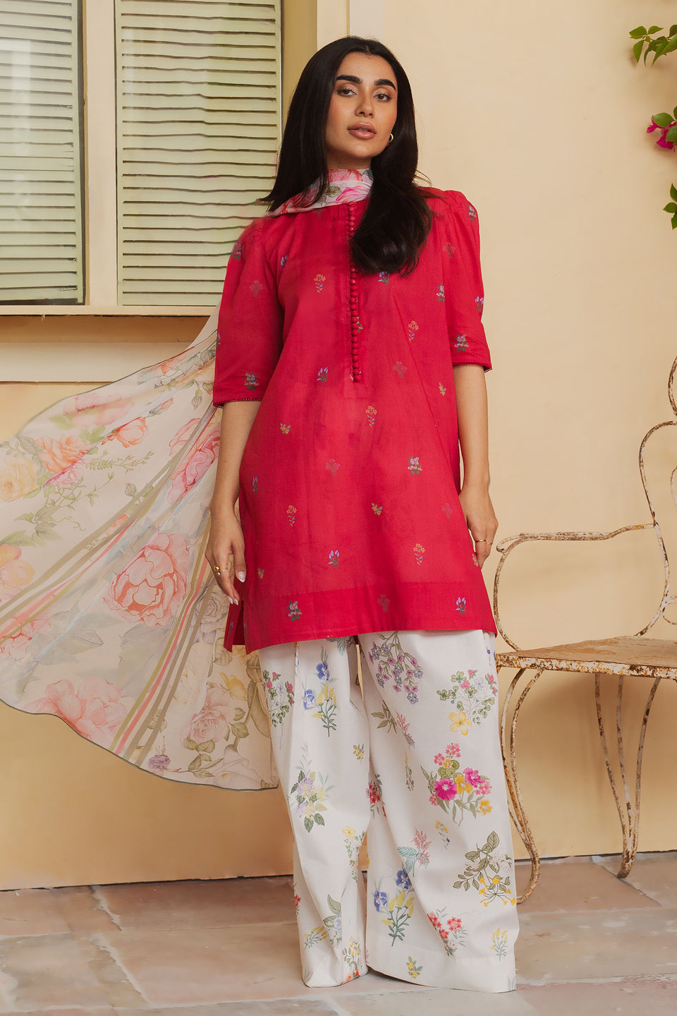 Coco Prints Collection'24 Vol-02 By Zara Shahjahan Coco Cherry-D2